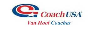 Coach USA Van Hool coaches